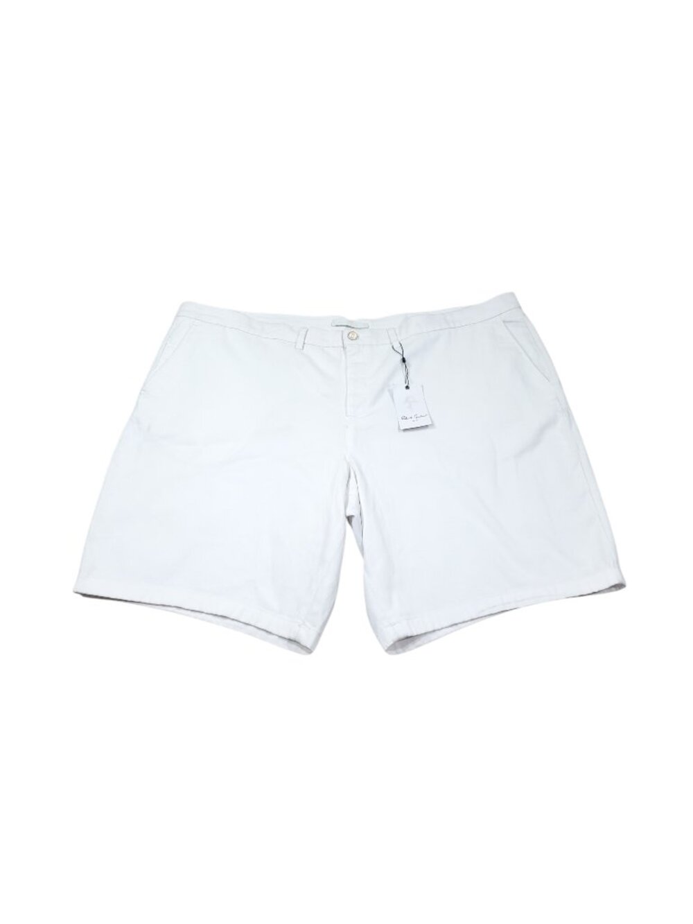 READ Robert Graham Classic Fit 10” Chino Shorts Stretch Men's Size 46 White